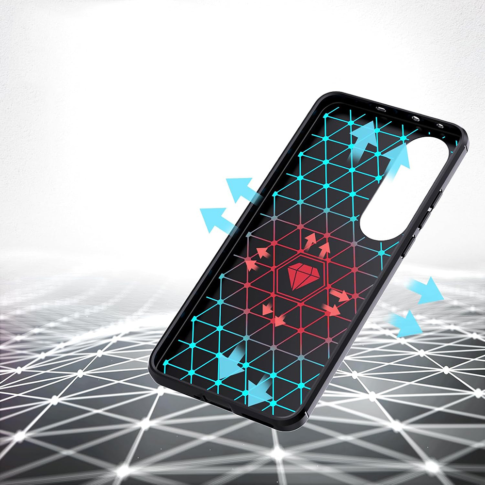 Etui Carbon Shield do OnePlus Nord CE4 Lite - Niebieski
