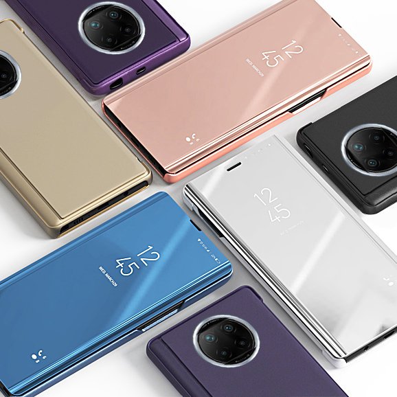 Clear View Case dla Xiaomi Redmi Note 9T 5G - Niebieski
