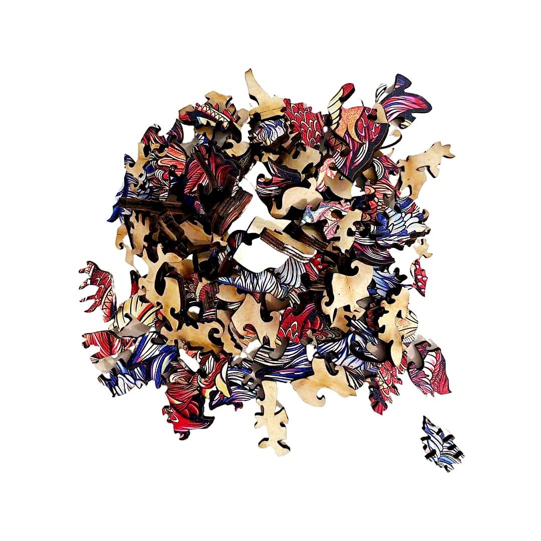Drewniane puzzle - Monkey/M