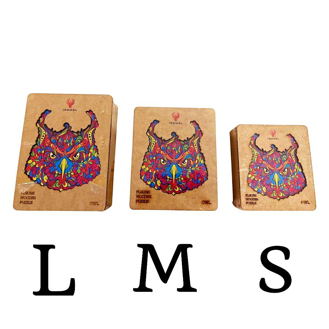 Drewniane puzzle - Monkey/M