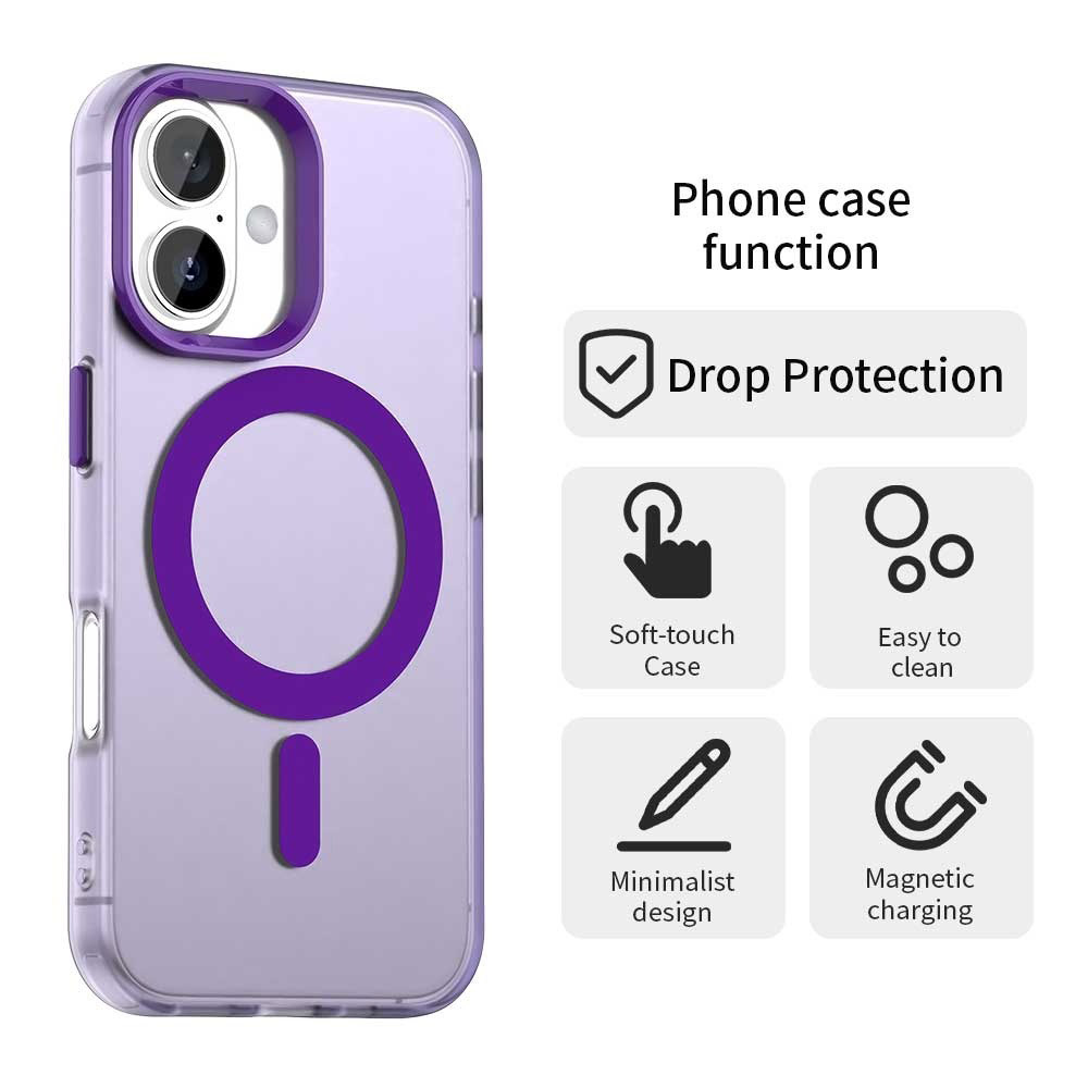 Techsuit - CandyCase MagSafe etui do Apple iPhone 17 - Czarny