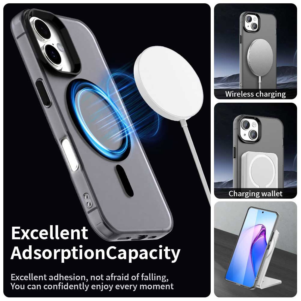 Techsuit - CandyCase MagSafe etui do Apple iPhone 17 - Czarny
