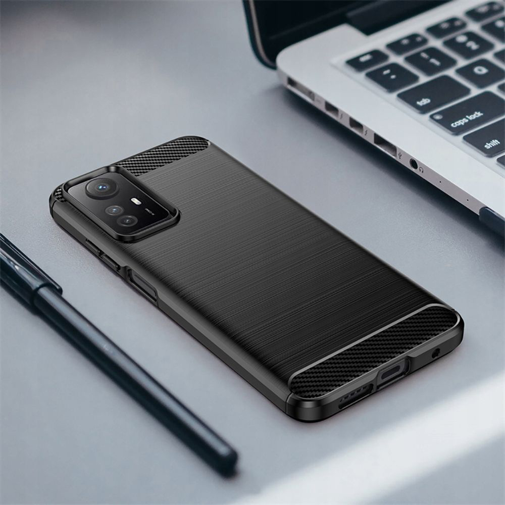 Etui Carbon Shield do Xiaomi Redmi Note 12S - Czarny