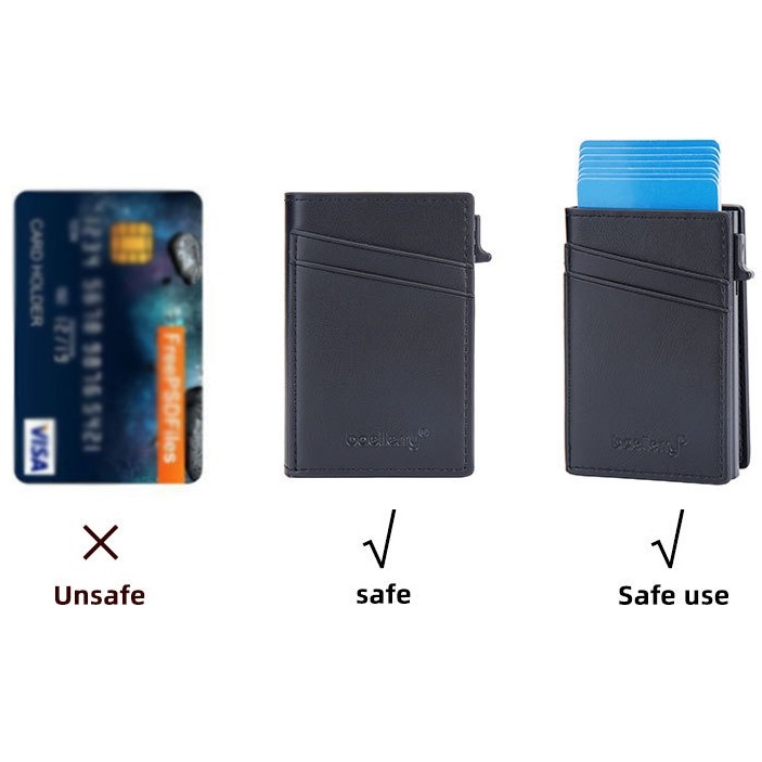 WALLET Baellerry LU-36142 - Niebieski