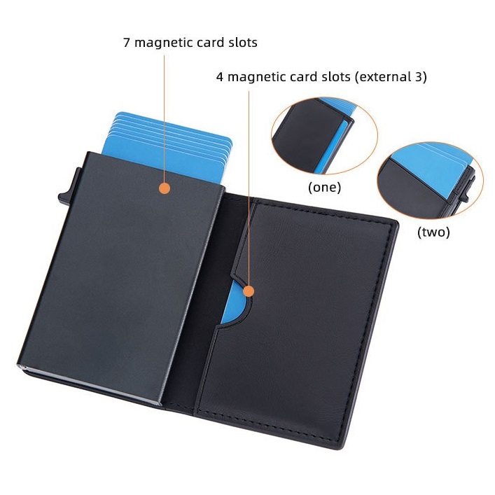 WALLET Baellerry LU-36142 - Niebieski