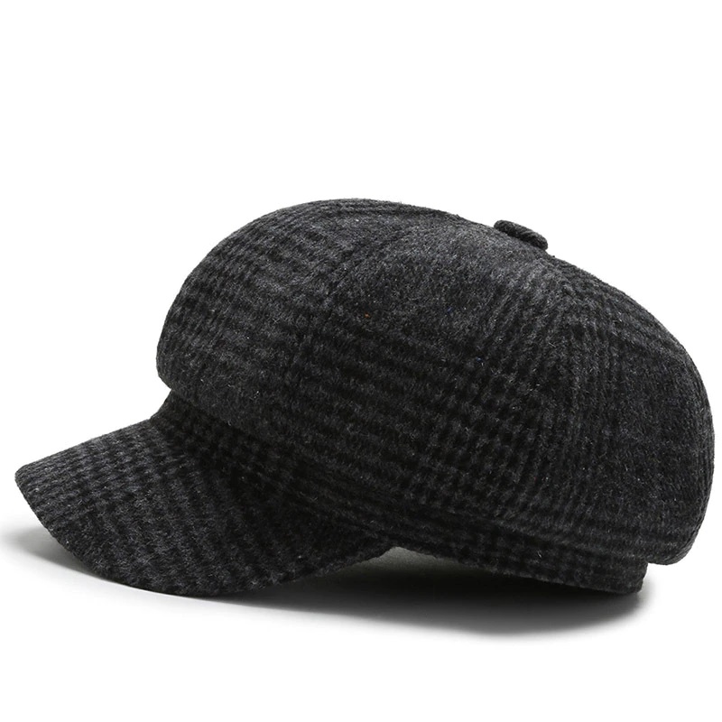 Beret damski BR-11080 - Brązowy