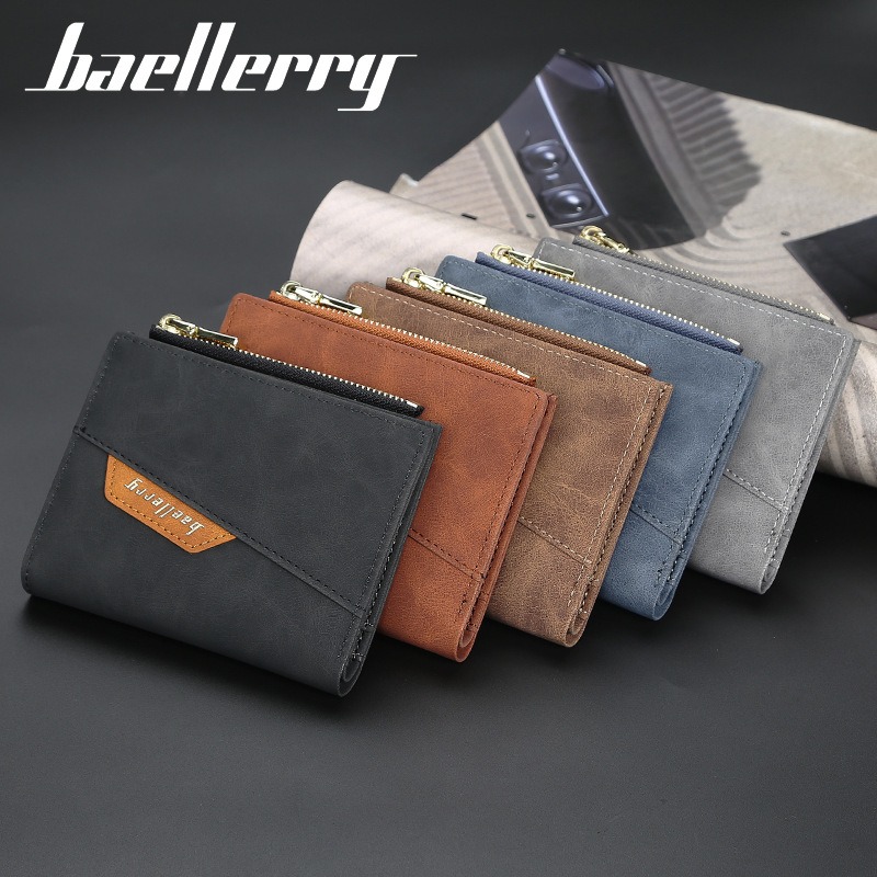 Męska Portmonetka Baellerry FA-36185 - Niebieska