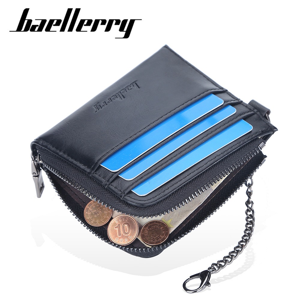 Męski portfel Baellerry KE-36213 - Ciemnobrązowy
