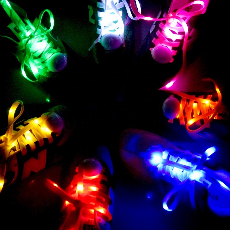 LED sznurowadła do butów - Pomarańczowy