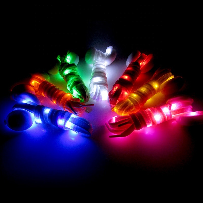 LED sznurowadła do butów - Pomarańczowy