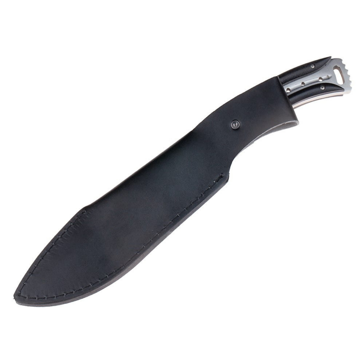 Nóż outdoorowy PN - 40991 - Srebrny