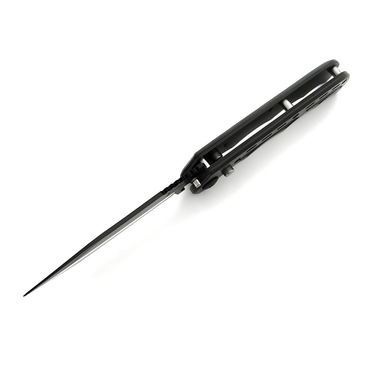 Outdoorowy składany nóż VL - 41018 - Czarny