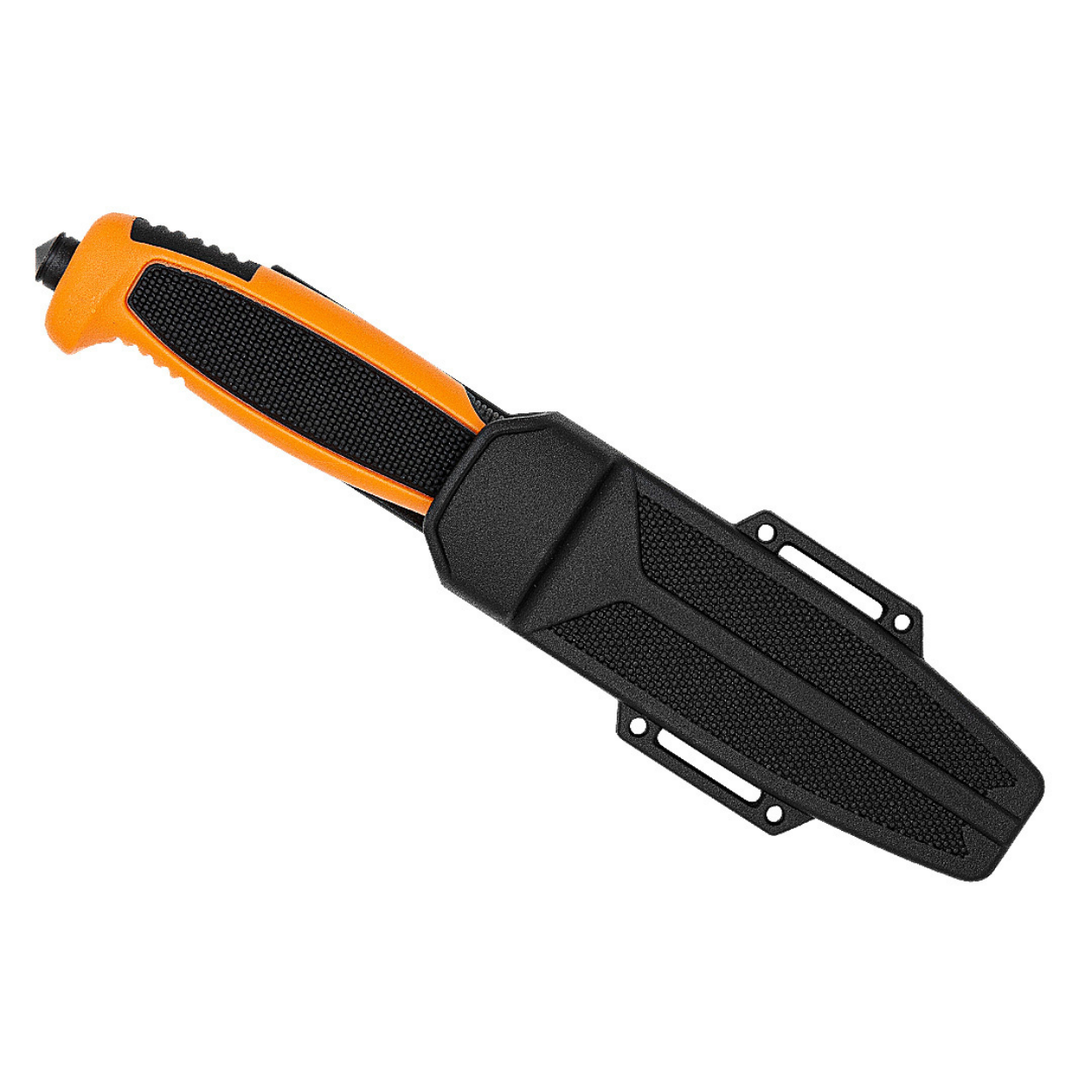Nóż outdoorowy ZR - 41052 - Czarny / Pomarańczowy