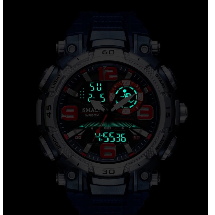 Zegarek SMAEL JA-29481 - Czerwony