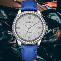 Zegarek PO-11647 - Niebieski/Biały