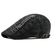Męski beret JA-15489 - Czarny
