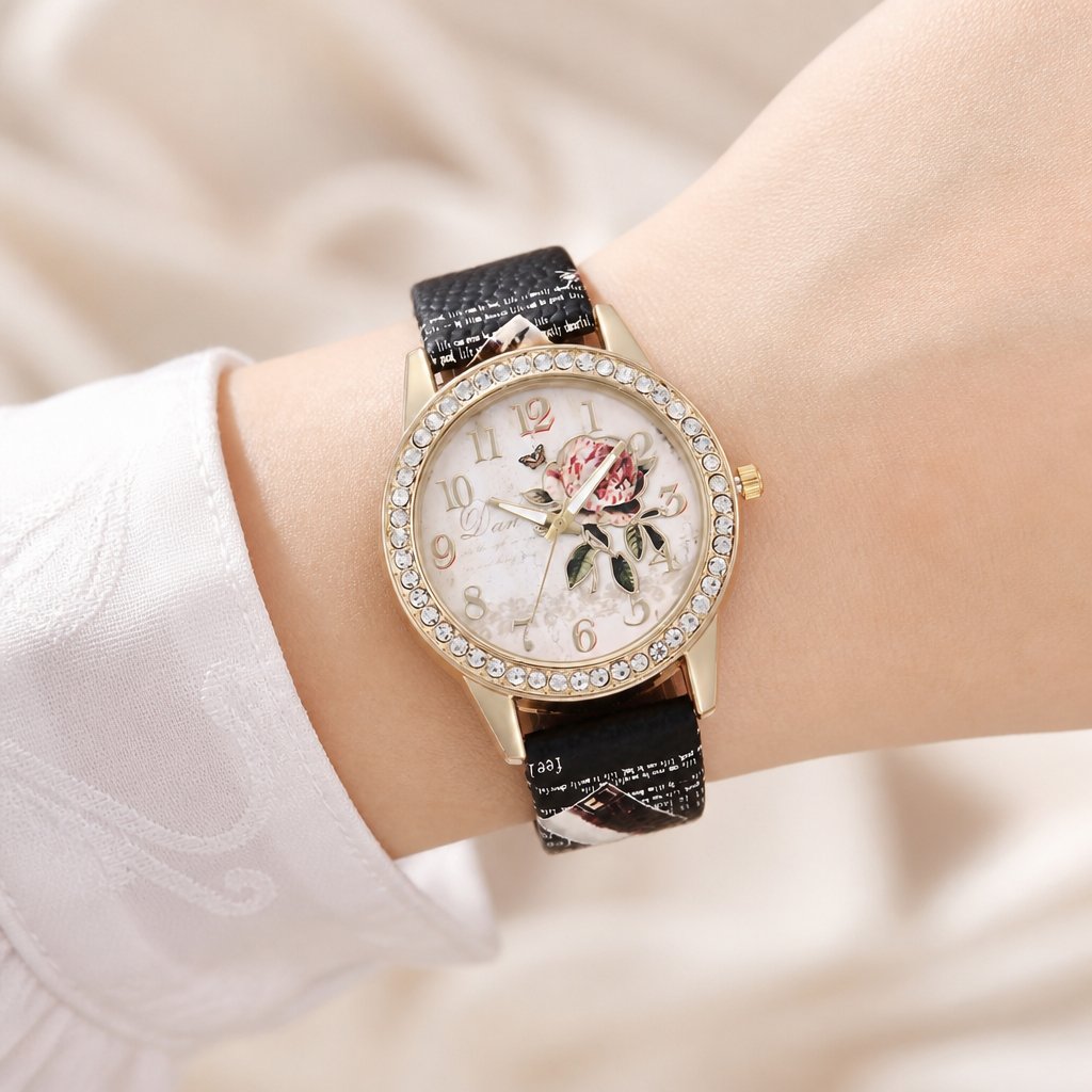 Zegarek RO-12985 - Czarny