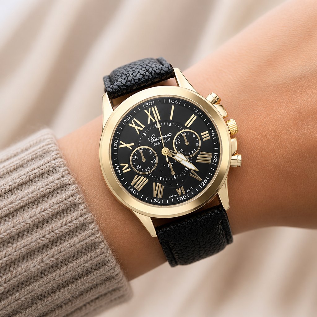 Zegarek CH-2489 - Czarny