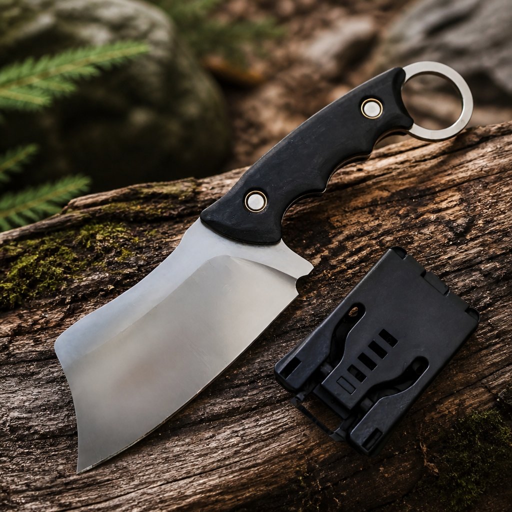 Nóż outdoorowy SD - 39984 - Czarny